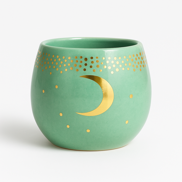 Magic Moon Mug grün (Einzelstück)